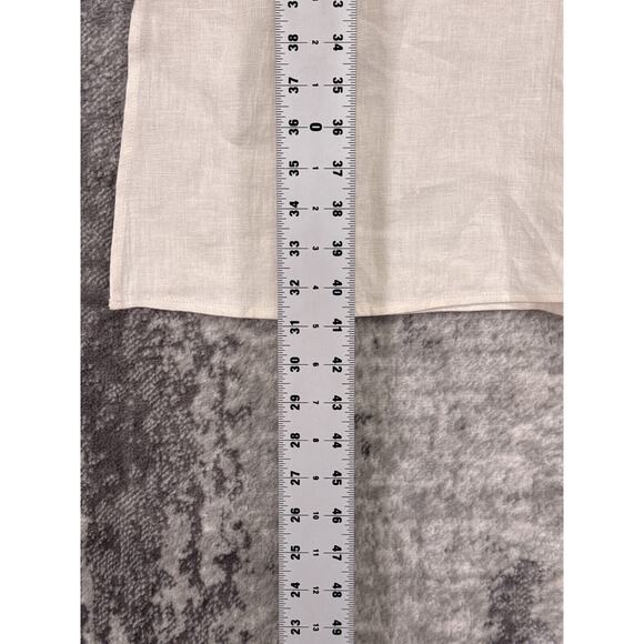 Ciao Lucia Dress XS Womens Silk Linen Combo Sleeveless Midi - Picture 6 of 7